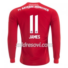 FC Bayern München James Rodriguez 11 Domaći Nogometni Dres 2019-2020 Dugim Rukavima